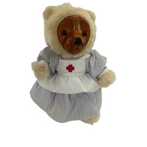 RAIKES BEARS NURSE MARGARET UNIQUE RARE ACTUALLY SIGNED BY ROBERT RAIKE #2502